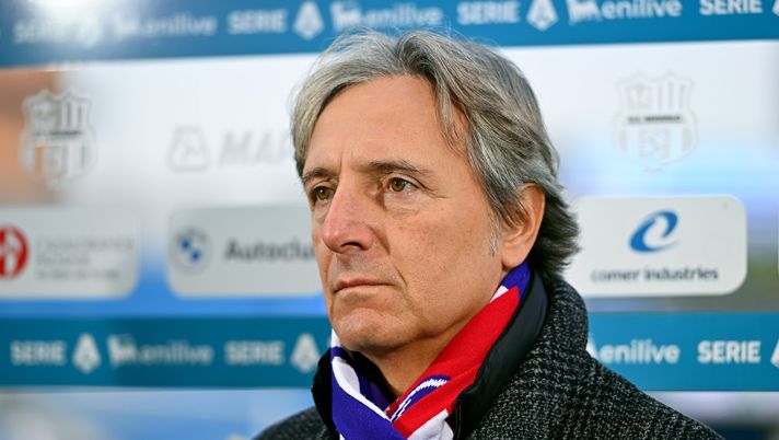 SASSUOLO, ITALY - DECEMBER 06: Alessandro Ferrari, Fiorentina Chief Executive Officer, looks on during an interview prior to the Serie A match between US Sassuolo Calcio and ACF Fiorentina at Mapei Stadium Citta del Tricolore on December 06, 2025 in Sassuolo, Italy. (Photo by Alessandro Sabattini/Getty Images) Ferrari