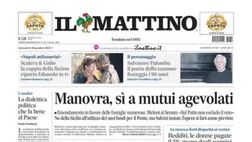 LA PRIMA PAGINA DE IL MATTINO: “DeLa-Osimhen, intesa vicina: rinnovo fino al 2026 e clausola”.