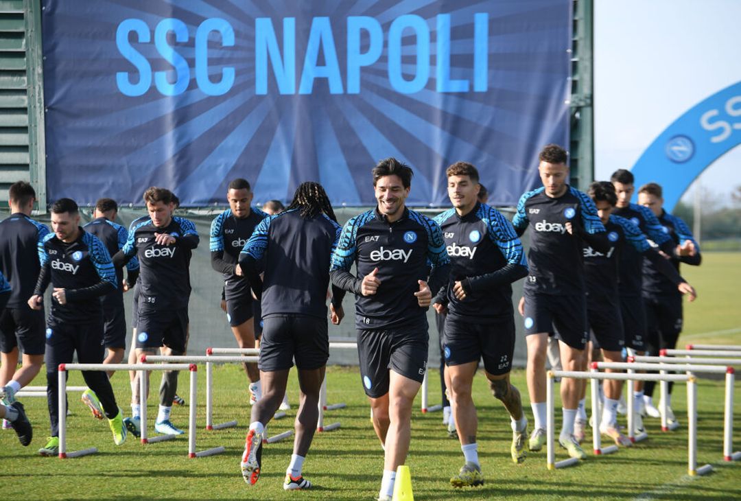 GALLERY Milan-Napoli, gli azzurri tornano ad allenarsi agli ordini di mister Mazzarri - immagine 2
