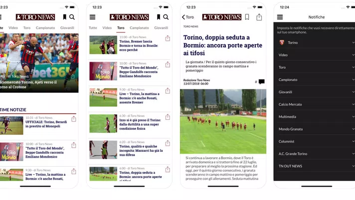 Ecco la app di Toro News! Tutte le info per seguirci sul tuo smartphone - immagine 1