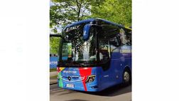 VIDEO / Euro 2024, l’arrivo del pullman dell’Italia per la gara contro l’Albania