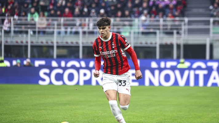 Davide Bartesaghi AC Milan Milan-Parma 3-2 Serie A 2024-2025