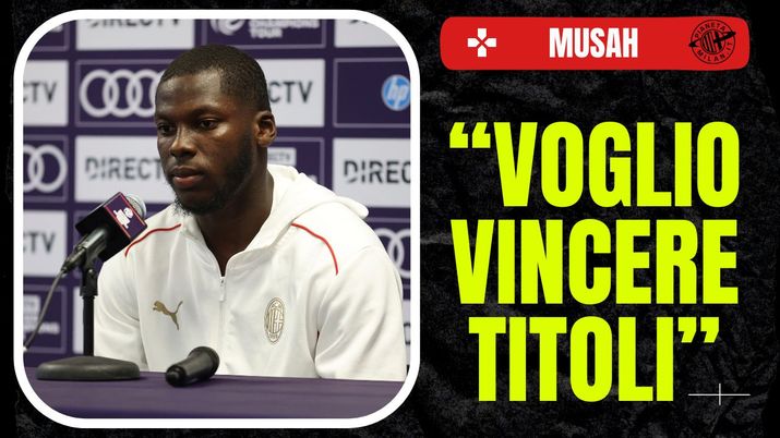 Yunus Musah (centrocampista AC Milan), qui durante l'amichevole Milan-Monza 3-1, valevole per la seconda edizione del 'Trofeo Silvio Berlusconi' | News (Getty Images) Yunus Musah AC Milan amichevole Milan-Monza 3-1 Trofeo Silvio Berlusconi 2024