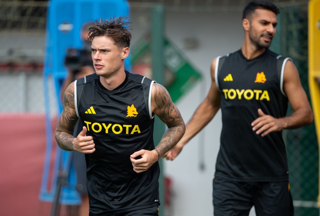 Roma, l’allenamento a Trigoria a due giorni dall’Empoli – FOTO GALLERY - immagine 29