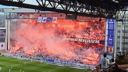 Rissa nell’intervallo: poi il Copenaghen dilaga nel derby contro il Brondby