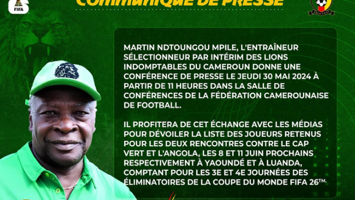 Camerun, ufficiale Martin Mpile: nominato nuovo ct da Eto’o dopo il litigio con Brys - immagine 1