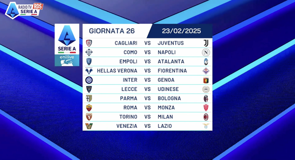 Ecco il calendario della nuova Serie A 2024-25, dalla 1a alla 38a: quando i derby e Juve-Napoli- immagine 27