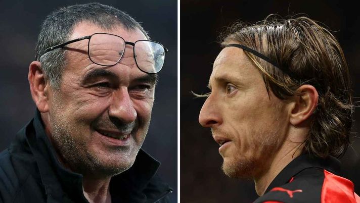 Lazio-Milan, Sarri: 'Modric è un fuoriclasse con una testa particolare'
