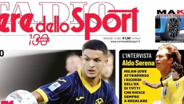 PRIMA PAGINA CORRIERE DELLO SPORT OGGI: “Inter sul nuovo Calha” - immagine 1