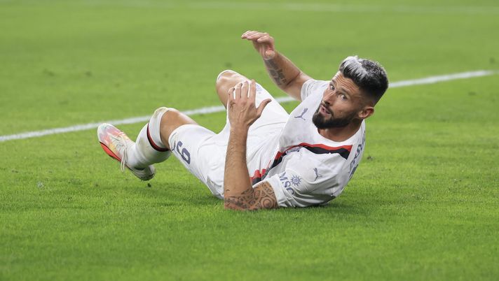 Olivier Giroud Ac Milan Borussia Dortmund-Milan Champions League 2023-24