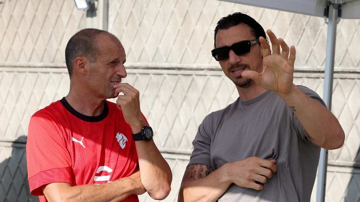 AC Milan, Massimiliano Allegri e Zlatan Ibrahimovic