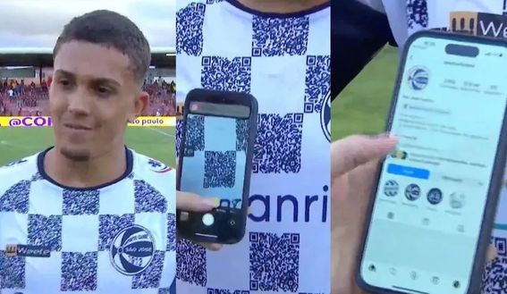 Porto Alegre, squadra in campo…con un codice QR sulla maglia!- immagine 3