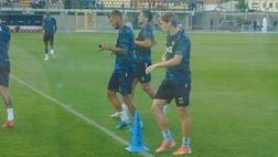 GALLERY Allenamenti contro il tempo, ogni gruppo di azzurri ha un cronometro