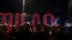 VIDEO, Derby Milan-Inter: pullman rossonero arrivato a ‘San Siro’ | PM News