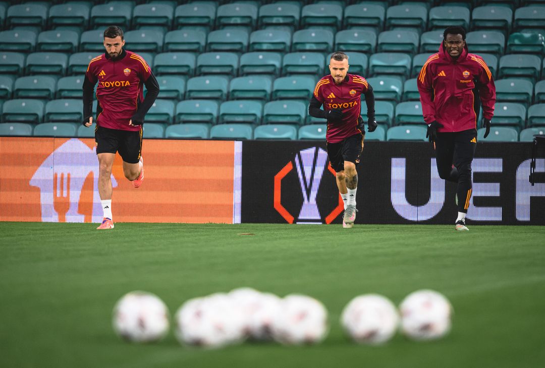 Glasgow, la rifinitura alla vigilia di Celtic-Roma – FOTO GALLERY - immagine 12