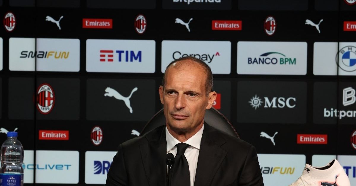 Udinese Milan, ecco luogo e orario della conferenza stampa di Allegri