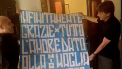 Striscione da brividi per Conte: “Grazie per l’amore dato alla nostra maglia”
