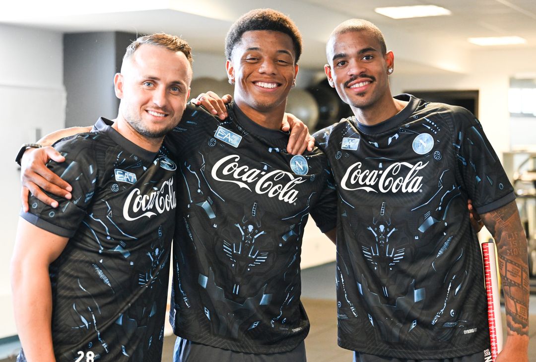 Secondo giorno di test fisici per i calciatori del Napoli a Castel Volturno