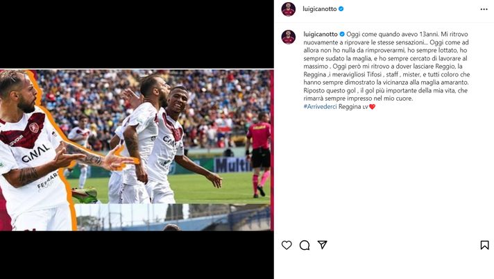 Reggina, ecco i primi a salutare. Canotto: “Nulla da rimproverarmi. Sempre nel cuore” Reggina