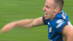Inter-Barcellona, Frattesi crolla a terra dopo il gol: cosa è successo