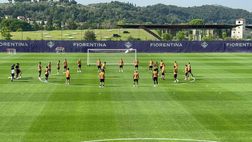 Dal Viola Park, gruppo al lavoro in campo: assente solo Gudmundsson