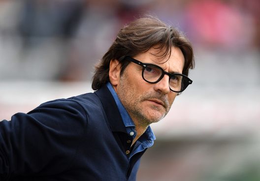 TURIN, ITALY - MAY 11: Paolo Vanoli, Head Coach of Torino, looks on prior to the Serie A match between Torino and FC Internazionale at Stadio Olimpico di Torino on May 11, 2025 in Turin, Italy. (Photo by Valerio Pennicino/Getty Images)