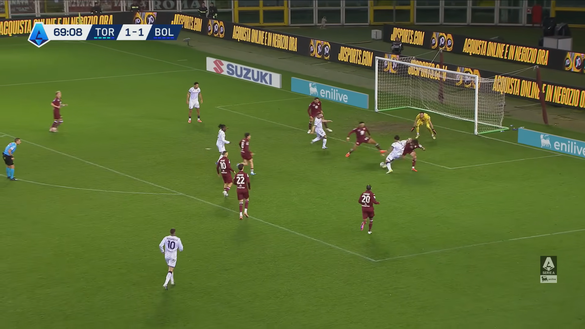 Torino-Bologna 1-2, l’analisi dei gol: Marianucci cade nella finta di Castro- immagine 13