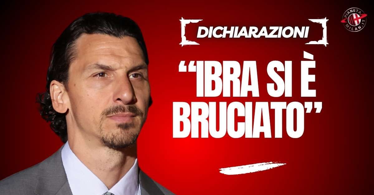 Milan, Ordine duro: “Ibrahimovic ha fatto malissimo e si è bruciato. Ora …” Milan, Ordine duro: “Ibrahimovic ha fatto malissimo e si è bruciato. Ora …”