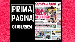 Prima pagina Corriere dello Sport: “Roma, voglia di Chiesa”