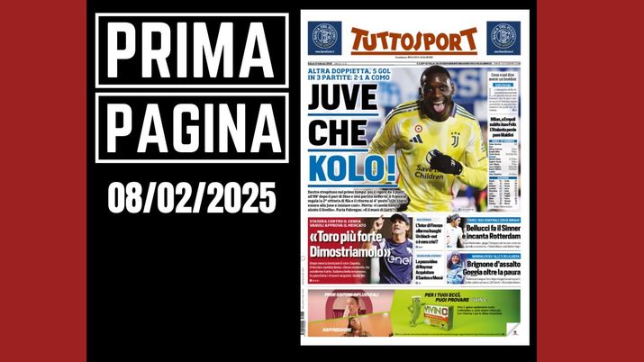 Prima pagina Tuttosport: Milan a Empoli subito Joao Felix