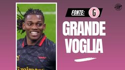 Milan, Allegri chiama Leao e lui è già in campo: sarà presente al raduno