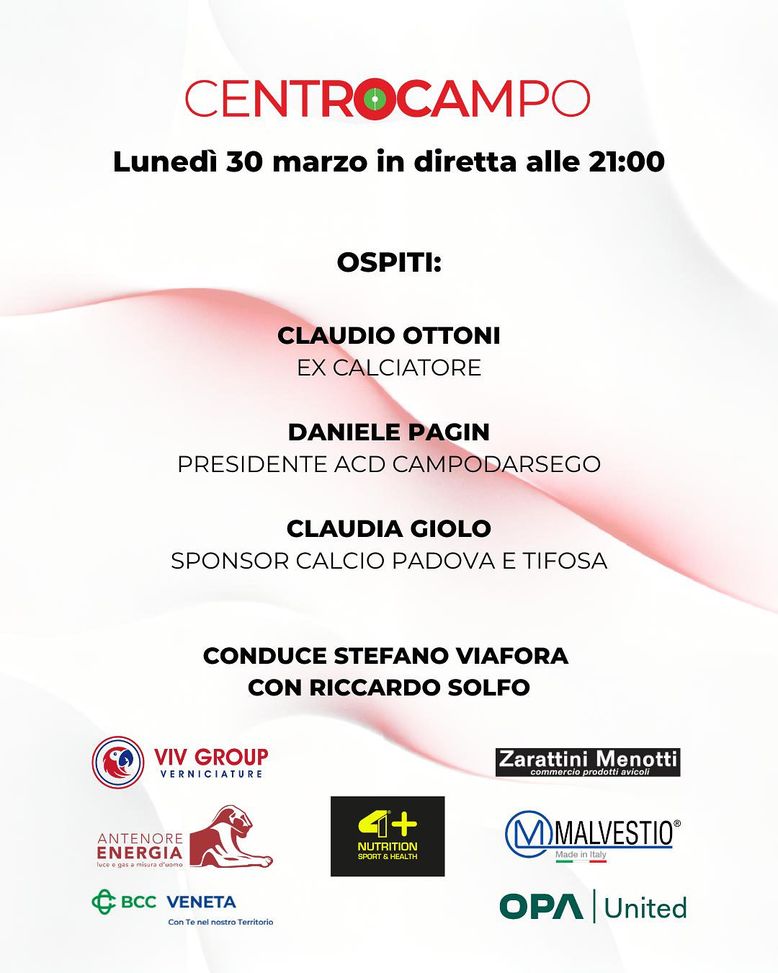 Stasera Centrocampo: verso Frosinone con un nuovo condottiero. Ecco ospiti e temi- immagine 2