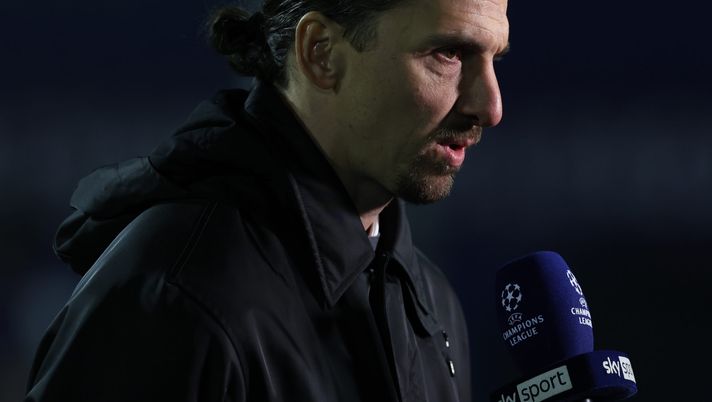 ZAGREB, CROATIA - JANUARY 29:  Zlatan Ibrahimovic of AC Milan attends before the UEFA Champions League 2024/25 League Phase MD8 match between GNK Dinamo and AC Milan at Stadion Maksimir on January 29, 2025 in Zagreb, Croatia. (Photo by Claudio Villa/AC Milan via Getty Images)  milan-feyenoord-ibrahimovic-dichiarazioni-san-siro-diretta-live-risultato-sky-champions-league-theo-hernandez-gimenez