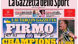 PRIMA PAGINA GAZZETTA DELLO SPORT OGGI: “Lautaro, firmo per la Champions”