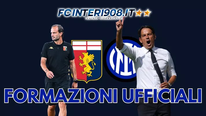 Genoa-Inter, le FORMAZIONI UFFICIALI: titolari Bisseck e Lautaro, c’è Darmian - immagine 1