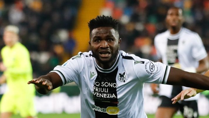 Udinese, dura meno di 10 minuti la gara di Success: cambio obbligato per infortunio - immagine 1