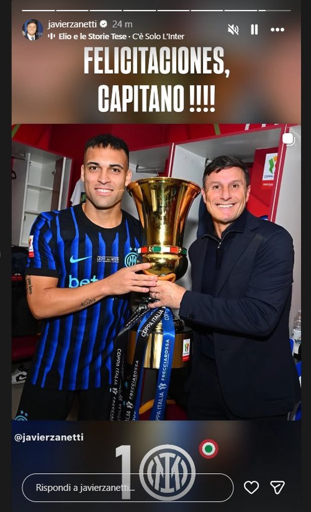 Zanetti: “Inter, due trofei: stagione da squadra vera. Grazie a Chivu e a tifosi, la parte più bella di noi”- immagine 2