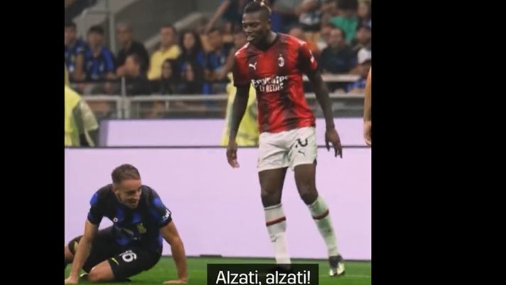 Inter-Milan, il “quattro” di Frattesi provocato da Leao: le immagini – VIDEO - immagine 1