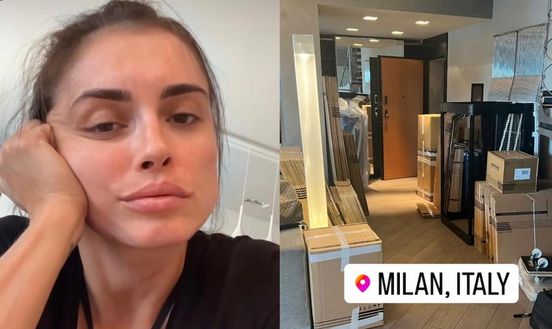 Lady Dzeko affranta per il nuovo trasloco: le immagini e la sua faccia parlano chiaro - immagine 1