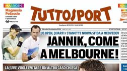 PRIMA PAGINA TUTTOSPORT OGGI: “Comandano i calciatori: legge Bosman da correggere”