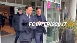 VIDEO FCIN1908 / Champions: Dortmund-Inter, Marotta e Zanetti al pranzo UEFA