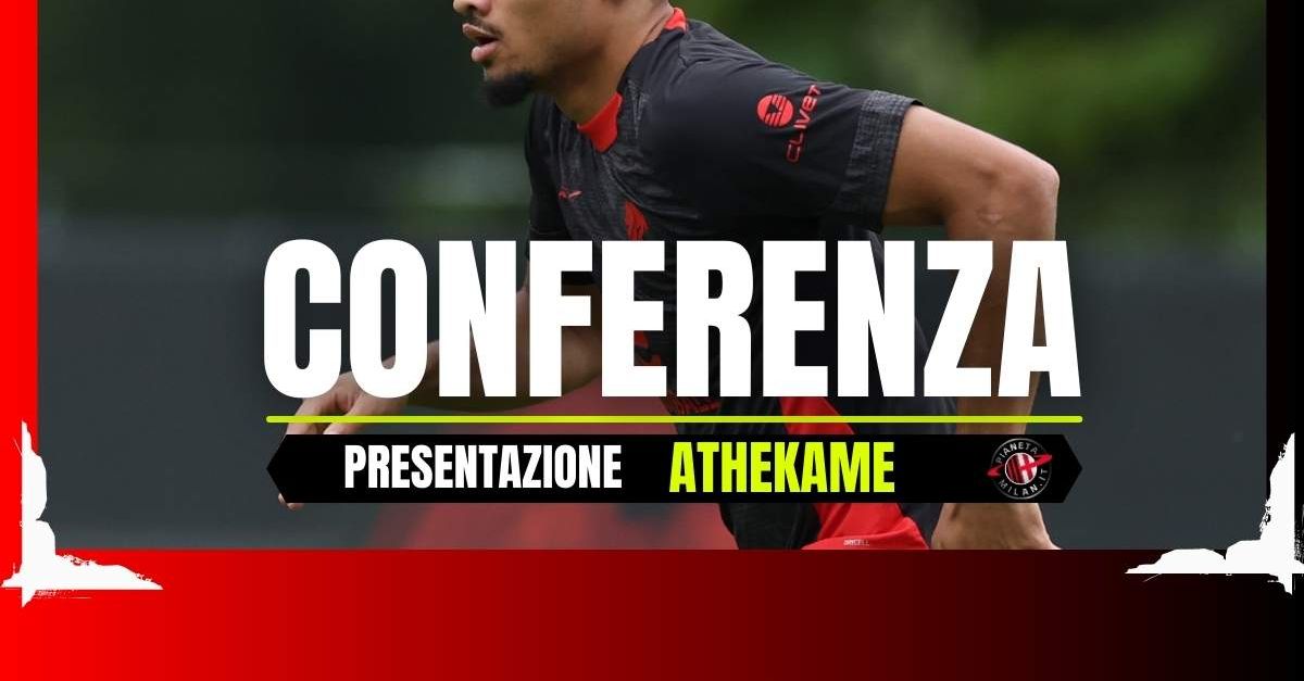 Milan, la conferenza stampa di presentazione di Athekame | LIVE News