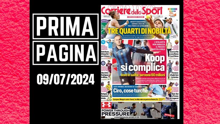 Prima Pagina Corriere Dello Sport Milan Fonseca Voglio Fare La