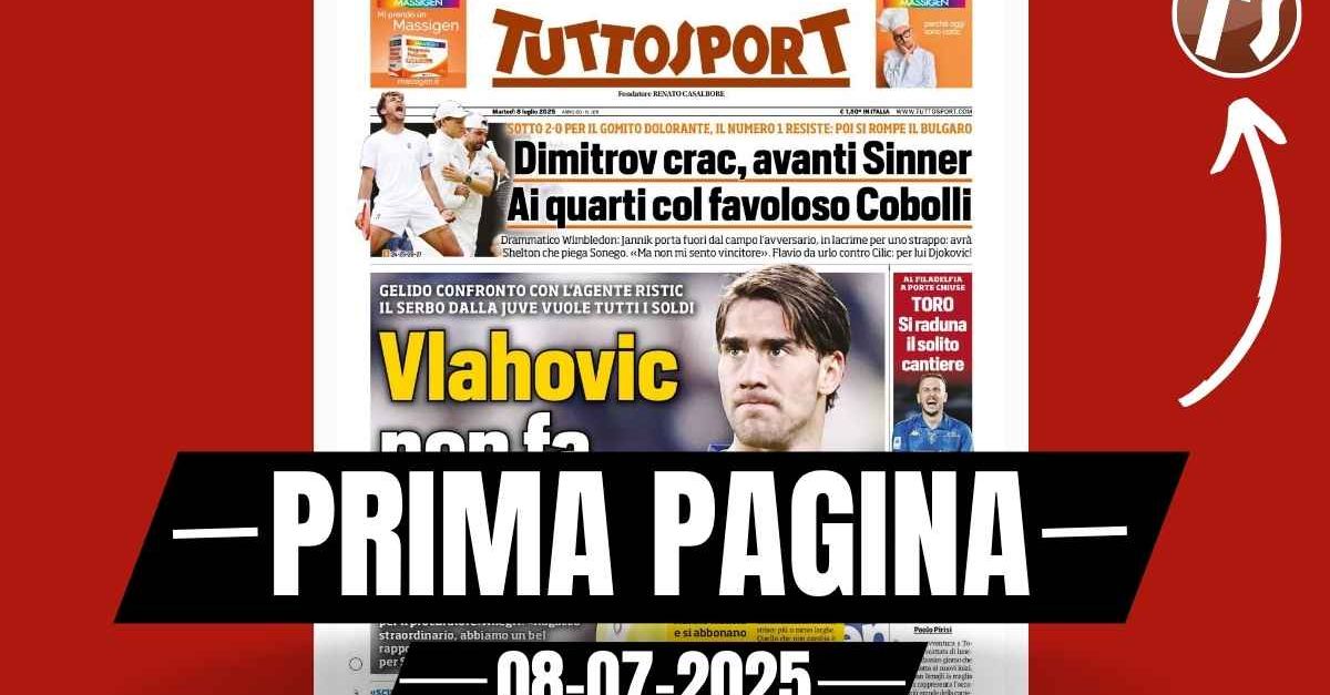 Prima pagina Tuttosport: “Allegri: ‘Milan, voglio tutto Prima pagina Tuttosport: “Allegri: ‘Milan, voglio tutto