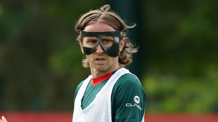 Luka Modric (centrocampista AC Milan), qui durante una seduta di allenamento con i rossoneri a Milanello | Milan News (Credits foto: Getty Images) Luka Modric, centrocampista AC Milan, qui durante una seduta di allenamento con i rossoneri a Milanello