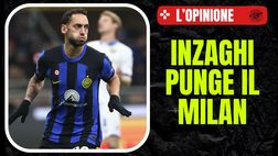 Inzaghi punge il Milan: “Calhanoglu? Fortissimo. Prima faceva l’esterno…”