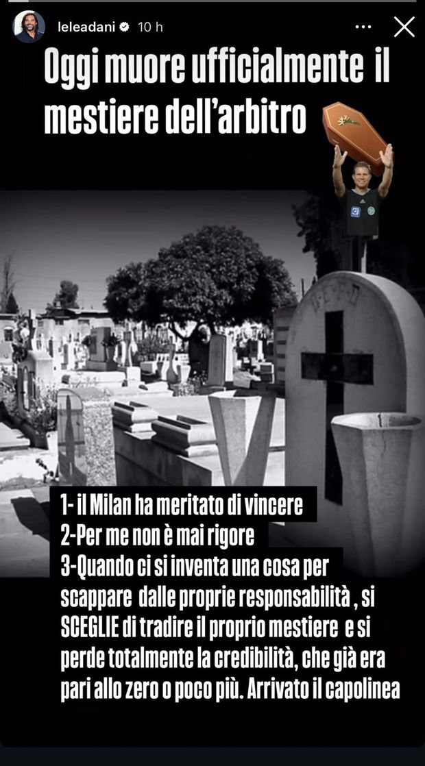 Adani: “Milan-Lazio, morto il mestiere dell’arbitro. Quando si inventa così si sceglie di…”- immagine 3
