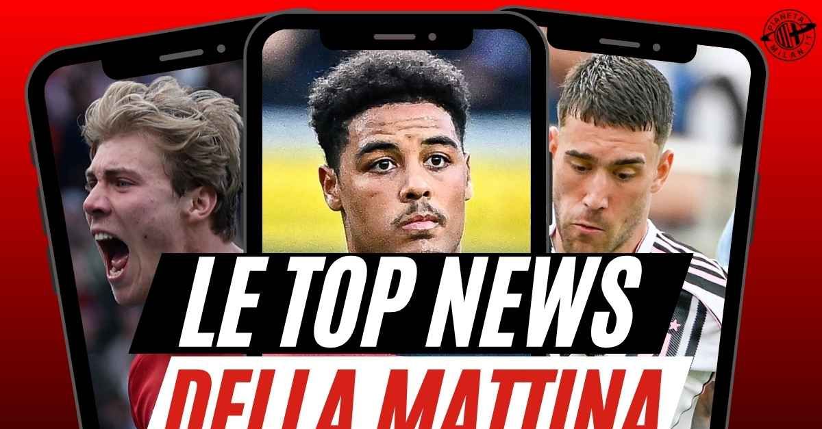 Top News Calciomercato Milan: De Winter in, Hojlund quasi. Ma occhio a Vlahovic