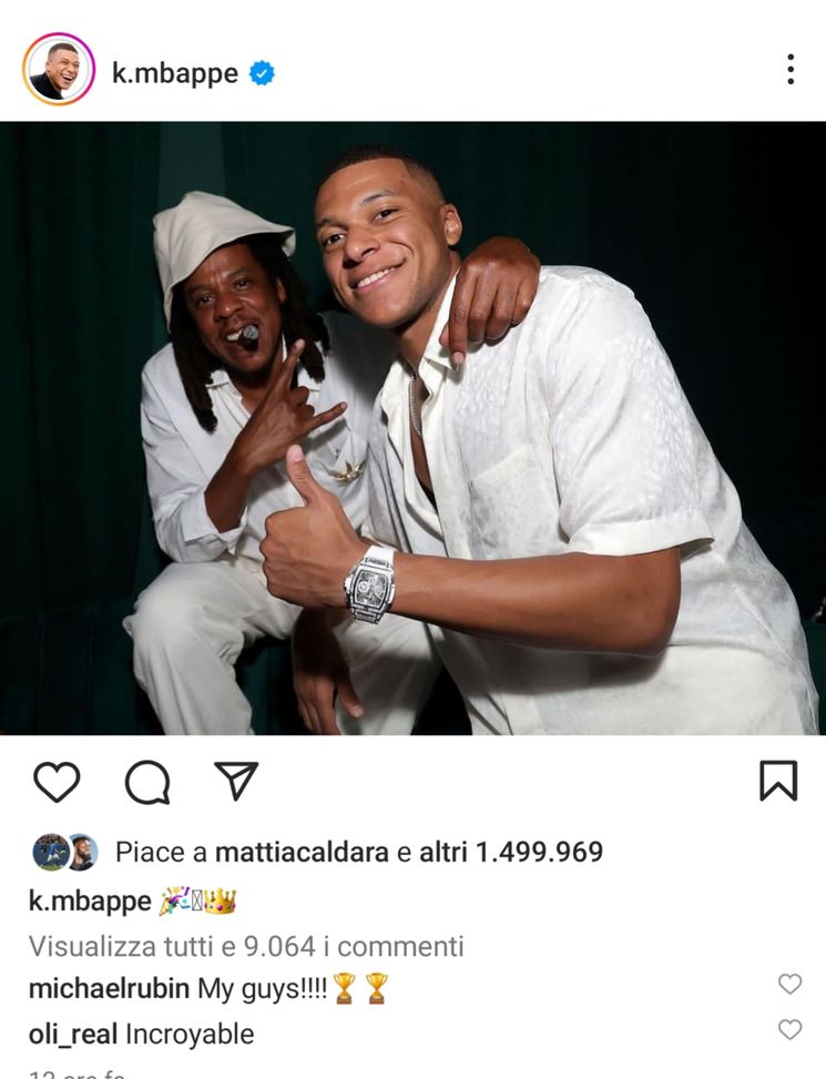 Mbappè-Jay Z a Miami: White Party 2023, ed è subito feeling fra il bomber e il rapper- immagine 2