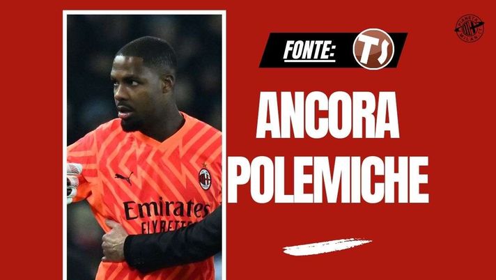 Mike Maignan (portiere AC Milan) durante Udinese-Milan 2-3 (Serie A 2023-2024) | News (Getty Images) 'Maignan uomo di m…', striscione offensivo prima di Udinese-Milan. E ora...